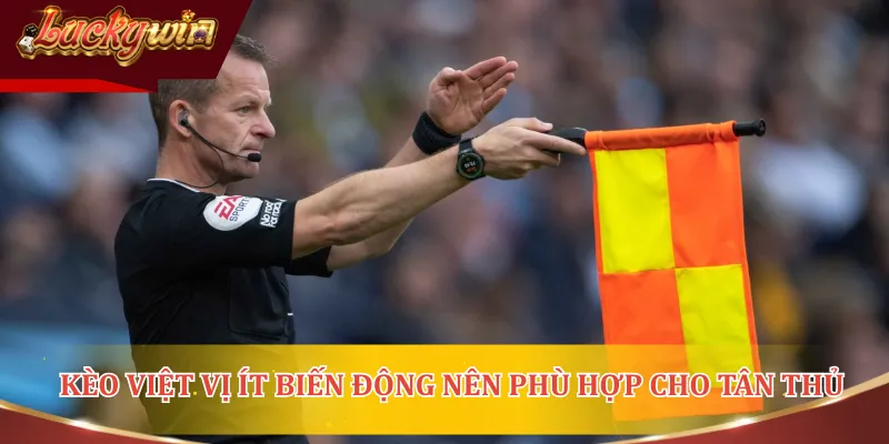 Kèo việt vị ít biến động nên rất phù hợp dành cho tân thủ